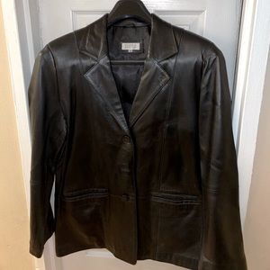 Vintage Barney’s New York leather jacket by Creative Dir of Khaite - SOLD 9/1/23